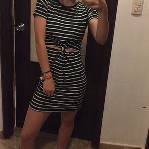 Forever 21 stripped dress